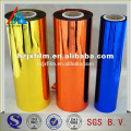 gold metallized aluminum film PET for cigarette